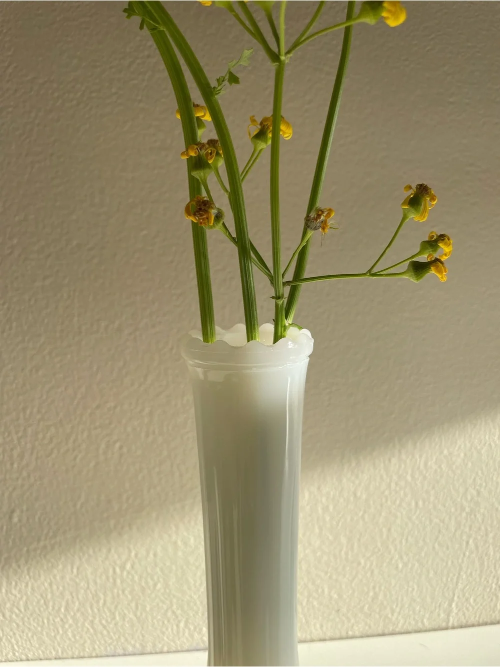 Milk Glass Bud Vase Set - Picture 12 of 12